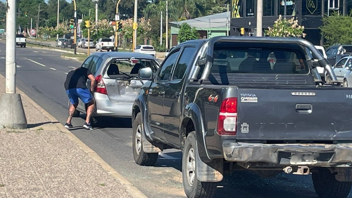 Accidente y demoras en la Ruta 1