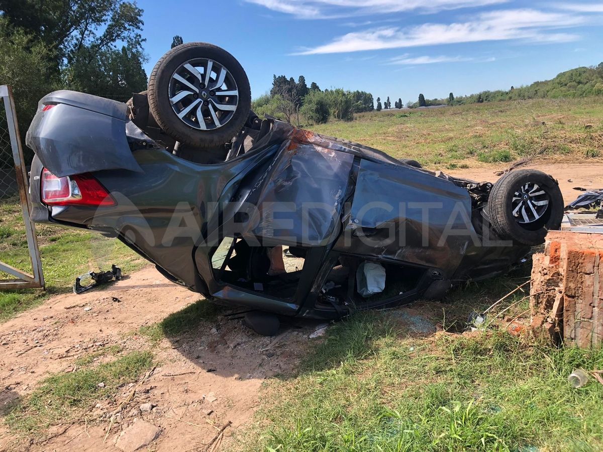 Accidente sobre la Ruta Nacional N° 11