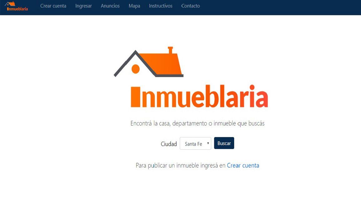 Inmueblaria: el sitio