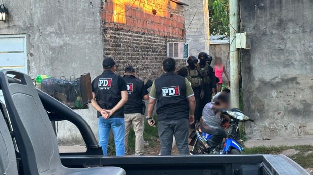 Los allanamientos se realizaron este martes por la mañana en barrio Coronel Dorrego.
