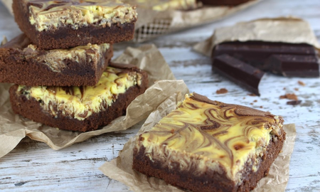 Brownies marmolados: una receta fácil, deliciosa y económica Brownies marmolados: una receta fácil, deliciosa y económica
