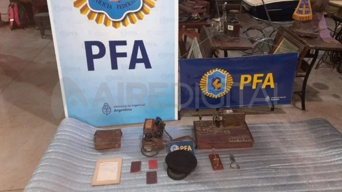 Los distintos elementos desaparecidos fueron recuperados por la PFA.