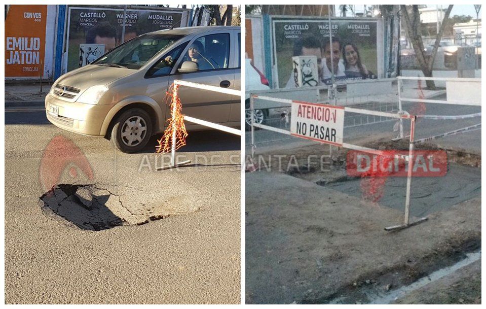 ¡De no creer! Arreglaron un bache en un sólo día