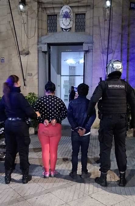 Los dos ladrones fueron trasladado a la Comisaría Tercera 
