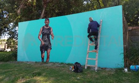 El mural será inaugurado el sábado 27 de marzo. El mural será inaugurado el sábado 27 de marzo.