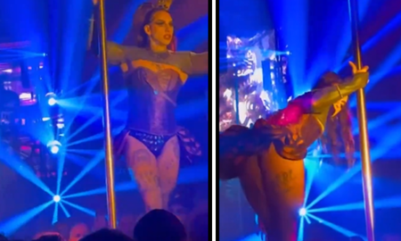 el impactante video de dhyzy, el hijo de alberto fernandez haciendo pole dance vestido de drag queen el impactante video de dhyzy, el hijo de alberto fernandez haciendo pole dance vestido de drag queen