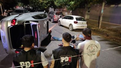 Robo con inhibidores, persecución, vuelco y tres detenidos en la ciudad de Santa Fe: qué se sabe del caso
