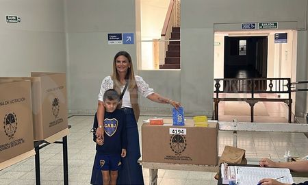 Amalia Granata votó en la Facultad de Medicina de Rosario. Amalia Granata votó en la Facultad de Medicina de Rosario.