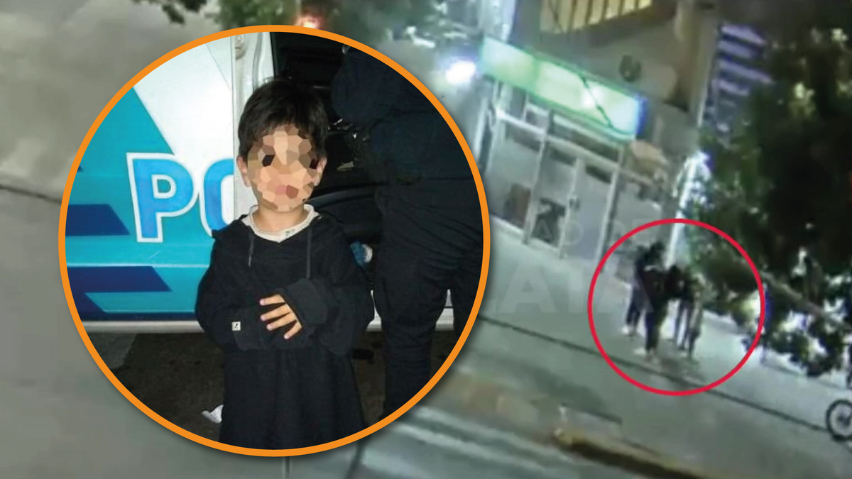 Un papá olvidó a su hijo de 5 años en pijamas en un cajero de La Plata