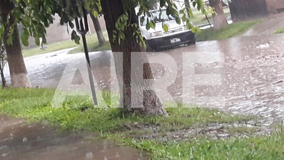 Punta Norte: las calles de algunos barrios del norte de la ciudad están inundadas por el diluvio.