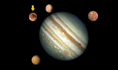 Hallaron sales minerales y compuestos orgánicos en Ganímedes, una luna de Júpiter. Hallaron sales minerales y compuestos orgánicos en Ganímedes, una luna de Júpiter.