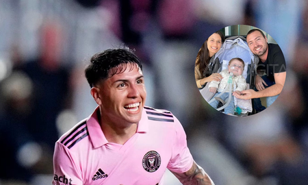Facundo Farías y su lado solidario. Facundo Farías y su lado solidario.