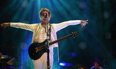 Gustavo Cerati durante su última presentación en Caracas. Gustavo Cerati durante su última presentación en Caracas.