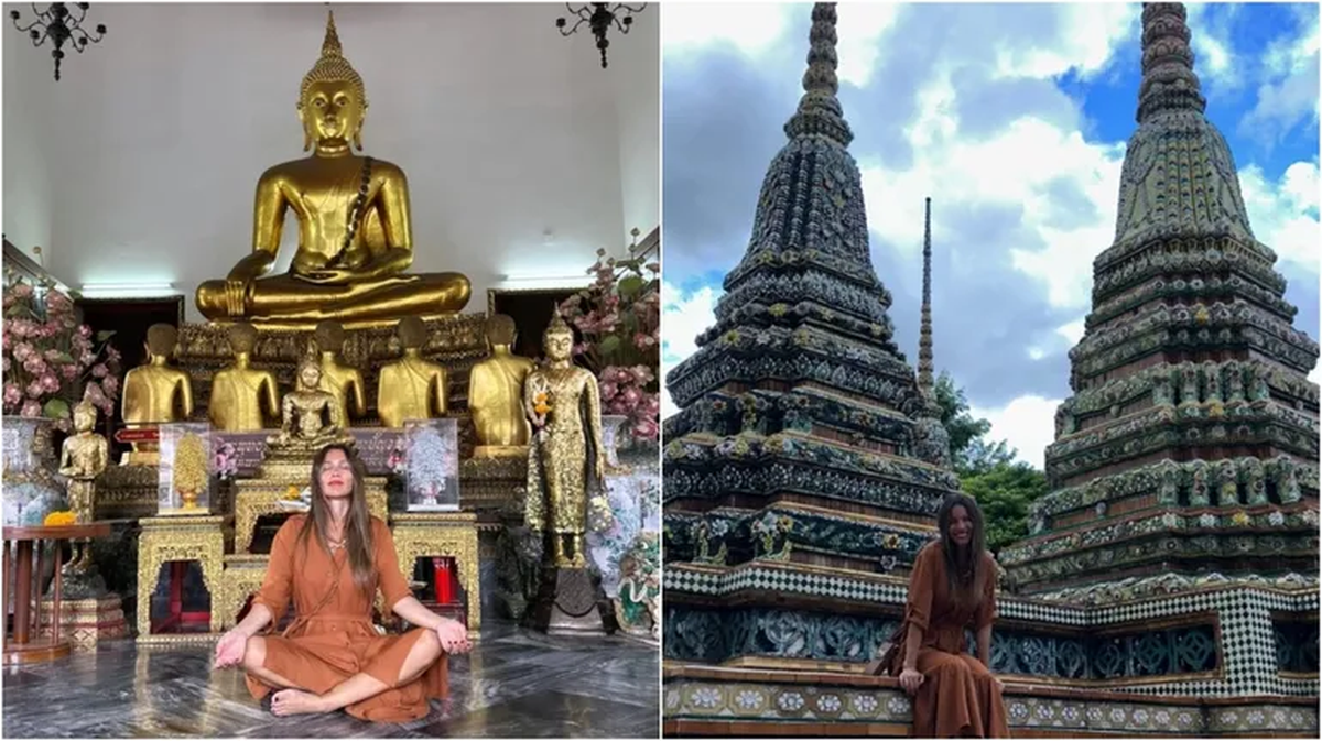 Las fotos de Pampita en Thailandia. Las fotos de Pampita en Thailandia.