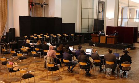 El veredicto fue dado a conocer esta tarde en el Teatro Auditorium de la ciudad de Mar del Plata por el juez del Tribunal Oral en lo Criminal (TOC) 3, Fabián Riquert. El veredicto fue dado a conocer esta tarde en el Teatro Auditorium de la ciudad de Mar del Plata por el juez del Tribunal Oral en lo Criminal (TOC) 3, Fabián Riquert.