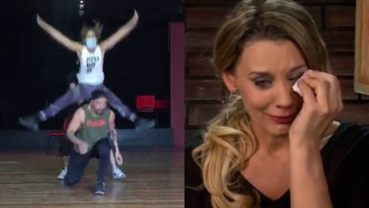 Mientras Rocío Marengo bailaba con tres partenaires