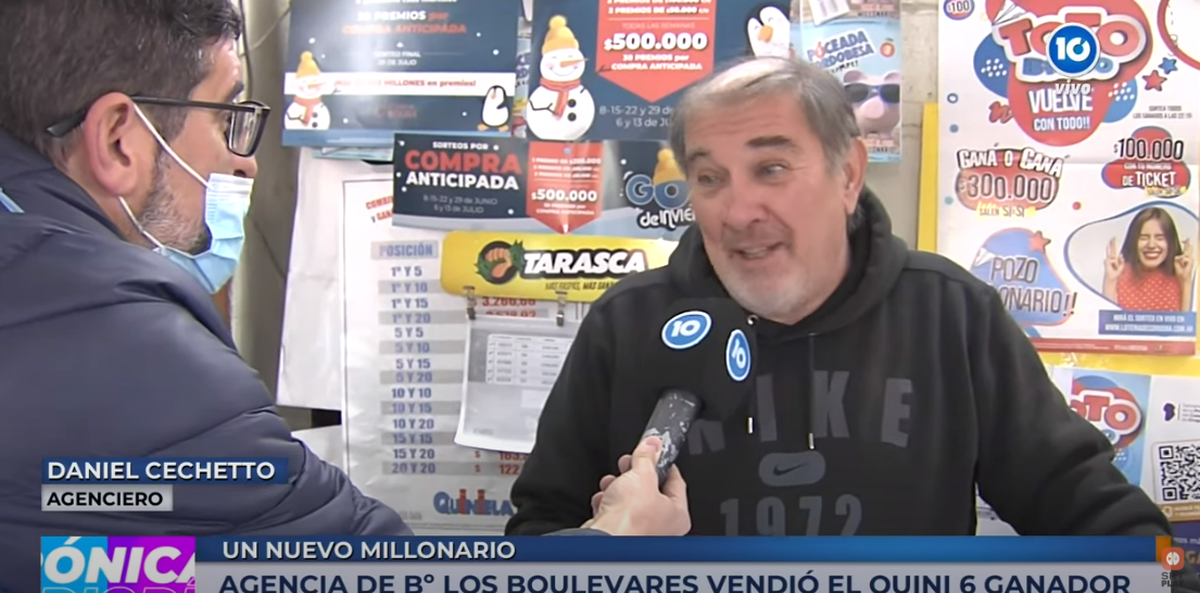 En Córdoba, un afortunado acertó a todos los números del Quini 6, pero nadie sabe quién es ni dónde está.