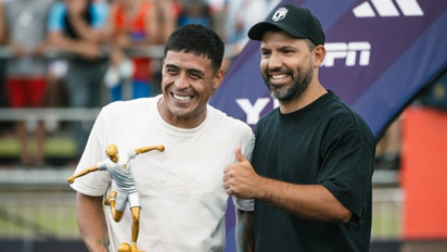 ¡Escándalo en la Copa Potrero! acusaron a Sergio Kun Agüero de estafador por no entregar el premio en dólares