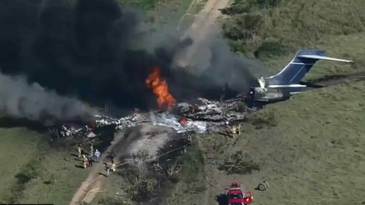 El avi&oacute;n se estrell&oacute; este martes al despegar cerca de Houston y afortunadamente no se lamentan heridos ni muertos.&nbsp;