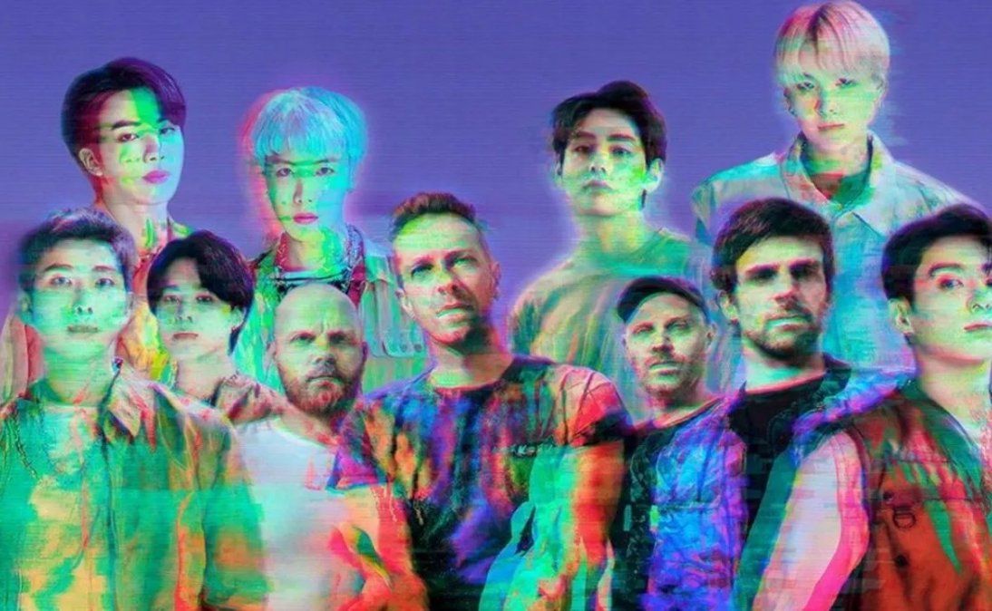 El grupo de Kpop y la banda de rock británica se juntaron en su primera colaboración