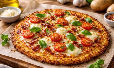 Pizza de papa sin harina en 30 minutos: una receta fácil, económica y sin amasado. Pizza de papa sin harina en 30 minutos: una receta fácil, económica y sin amasado.
