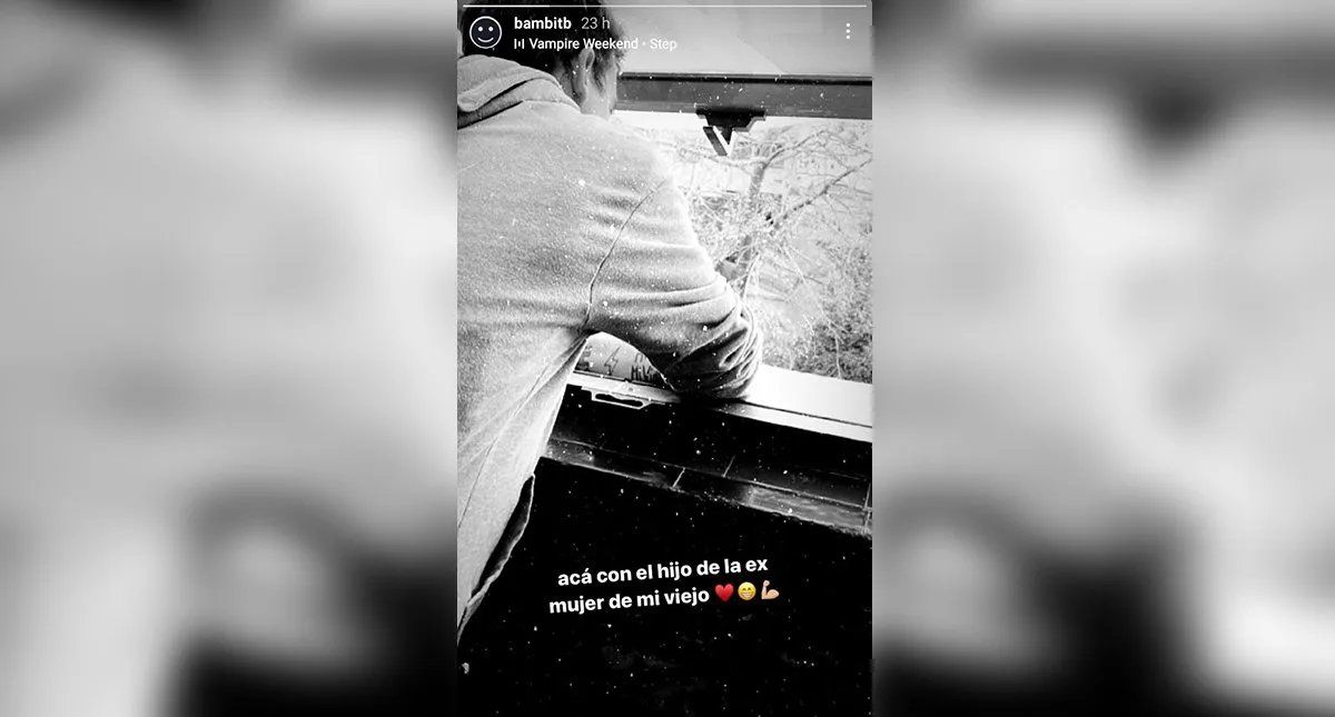 La primera foto de Chano tras su internación fue publicada por su hermano en las redes. 