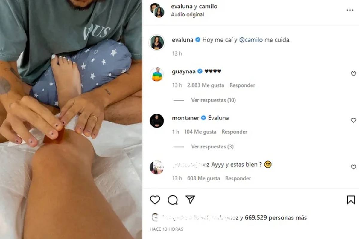 Post en Instagram de Evaluna Montaner.