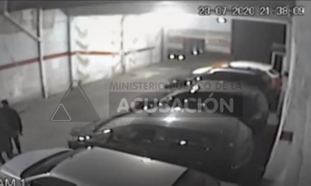 El encuentro del fiscal Ponce Asahad con Peiti, en el video difundido por el MPA El encuentro del fiscal Ponce Asahad con Peiti, en el video difundido por el MPA