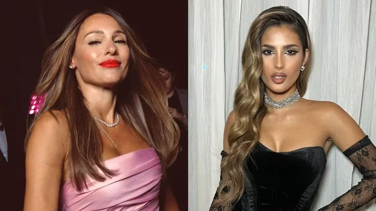 Julieta Poggio y Pampita se cruzaron en los Premios Martín Fierro.