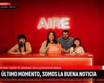 La gran comunidad de AIRE se sentó a la mesa de conductores y posó frente a las cámaras para vivir la experiencia del multimedios.