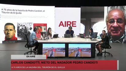 El recuerdo del nieto de Pedro Candioti, a 75 años de la hazaña del Tiburón de El Quillá