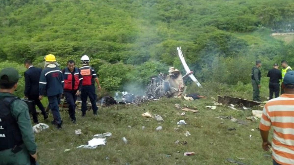 Accidente aéreo en Venezuela. 
