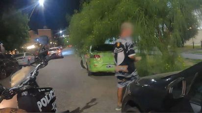 Amplio despliegue policial por los cuidacoches en la ciudad de Santa Fe