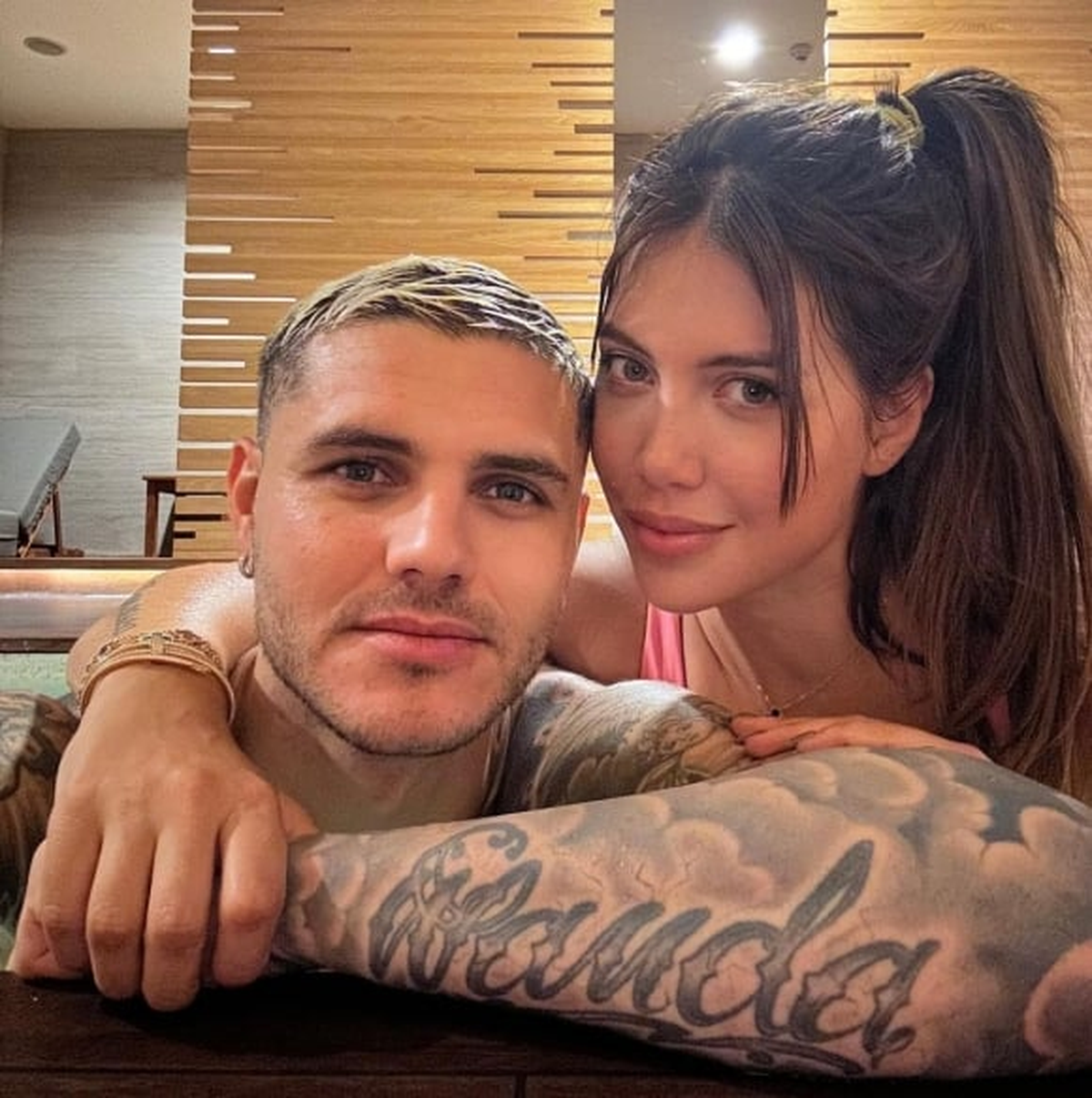 Wanda Nara y Mauro Icardi parecen estar superando la crisis.