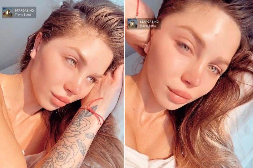 Romina Malaspina antes y al natural sin maquillaje.