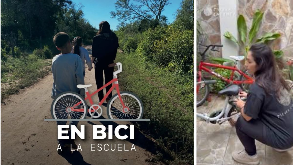 La ONG santafesina Tierra Latente junta bicicletas para alumnos del Chaco que caminan hasta una hora para ir a clases.