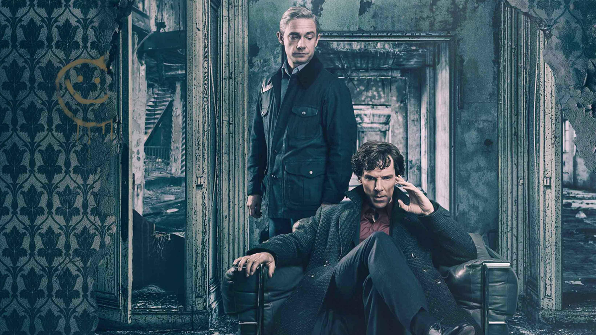 Martin Freeman y Benedict Cumberbatch en la serie Sherlock. Martin Freeman y Benedict Cumberbatch en la serie Sherlock.