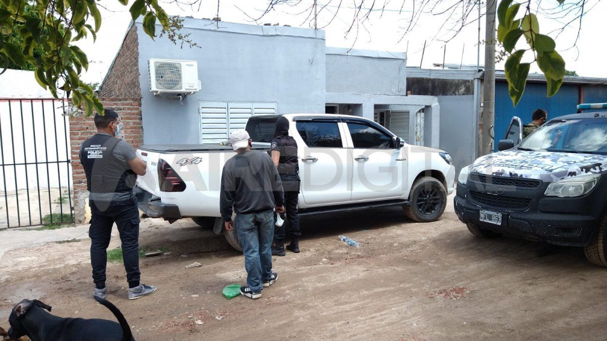 Hermanos Madeo al 7300, la vivienda que fue requisada por los investigadores.