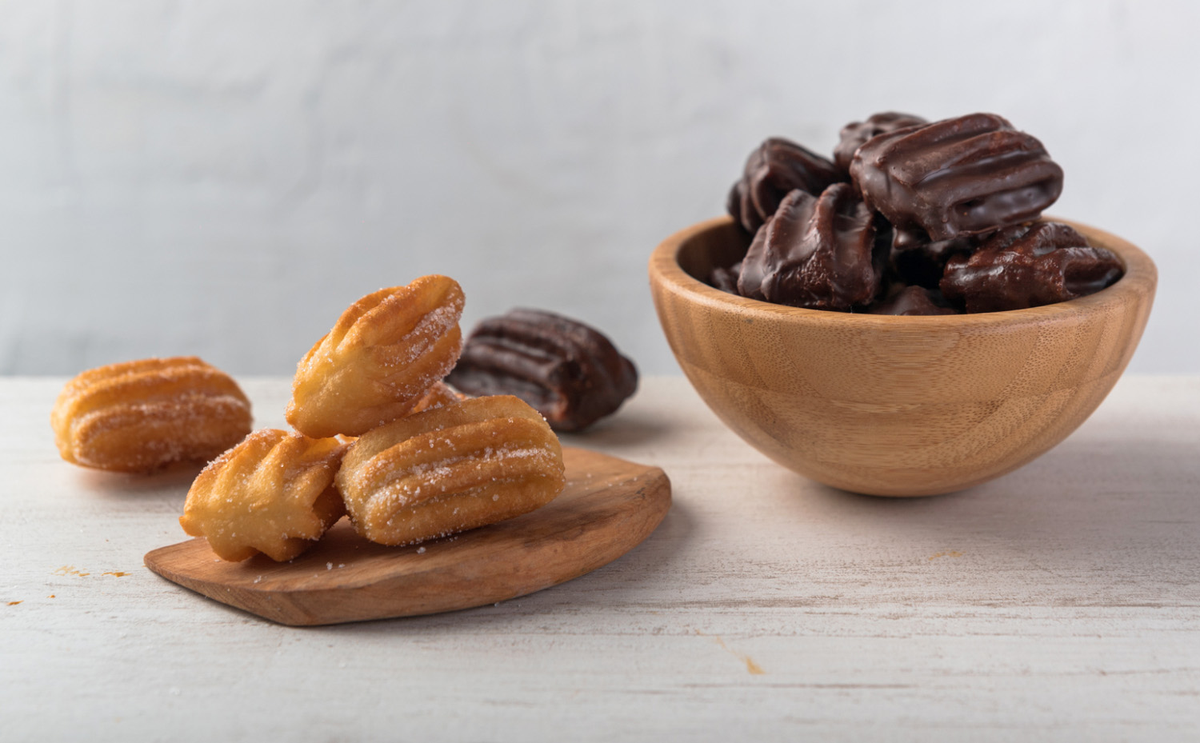 Cómo hacer churros bañados en chocolate&nbsp;