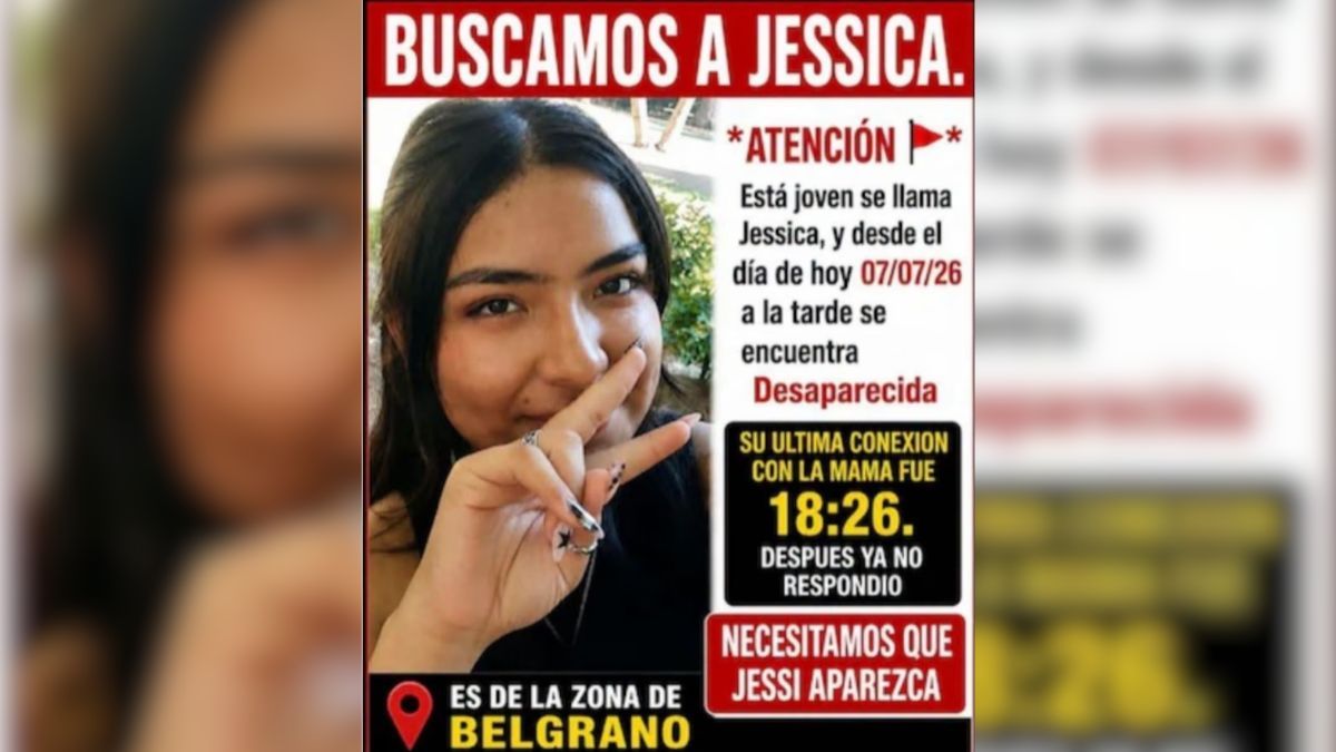 La familia difundió su foto y pidió que cualquier información sobre su paradero sea comunicada de inmediato a las autoridades. La familia difundió su foto y pidió que cualquier información sobre su paradero sea comunicada de inmediato a las autoridades.