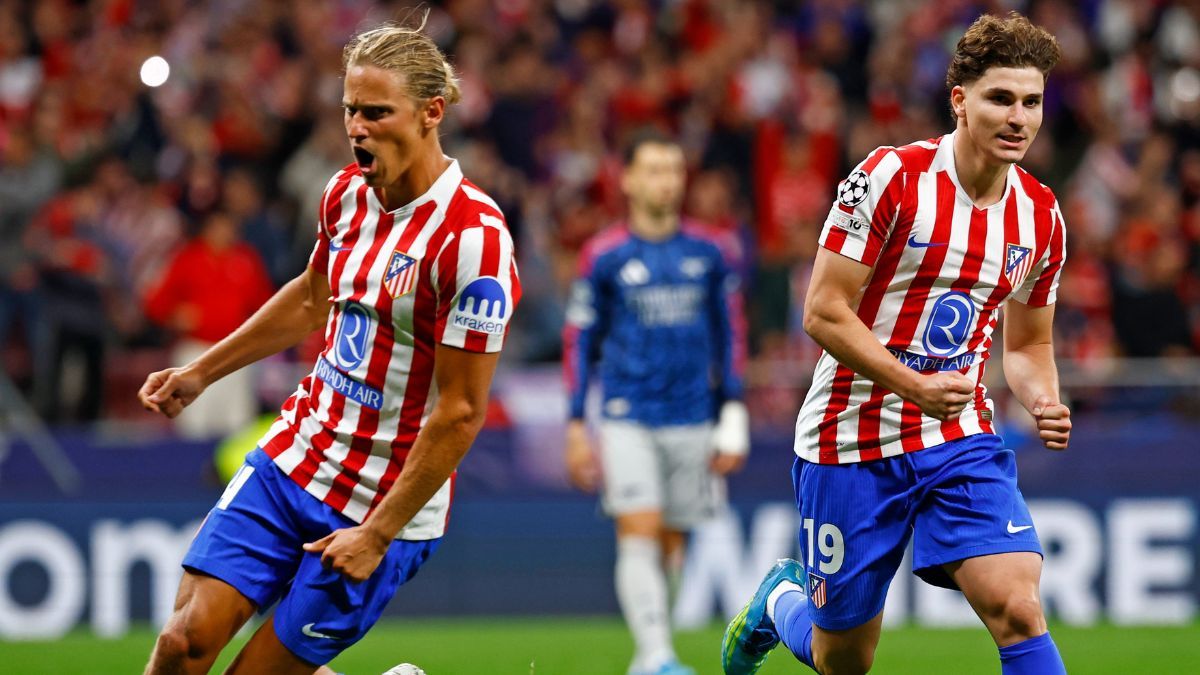 Atlético de Madrid y el Arsenal igualaron 1 a 1 en España.