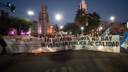 Las universidades de todo el país realizan un paro de 72 horas en reclamo de salarios