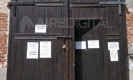 Paro y reclamo de los trabajadores del Centro de Denuncias Territorial. Paro y reclamo de los trabajadores del Centro de Denuncias Territorial.
