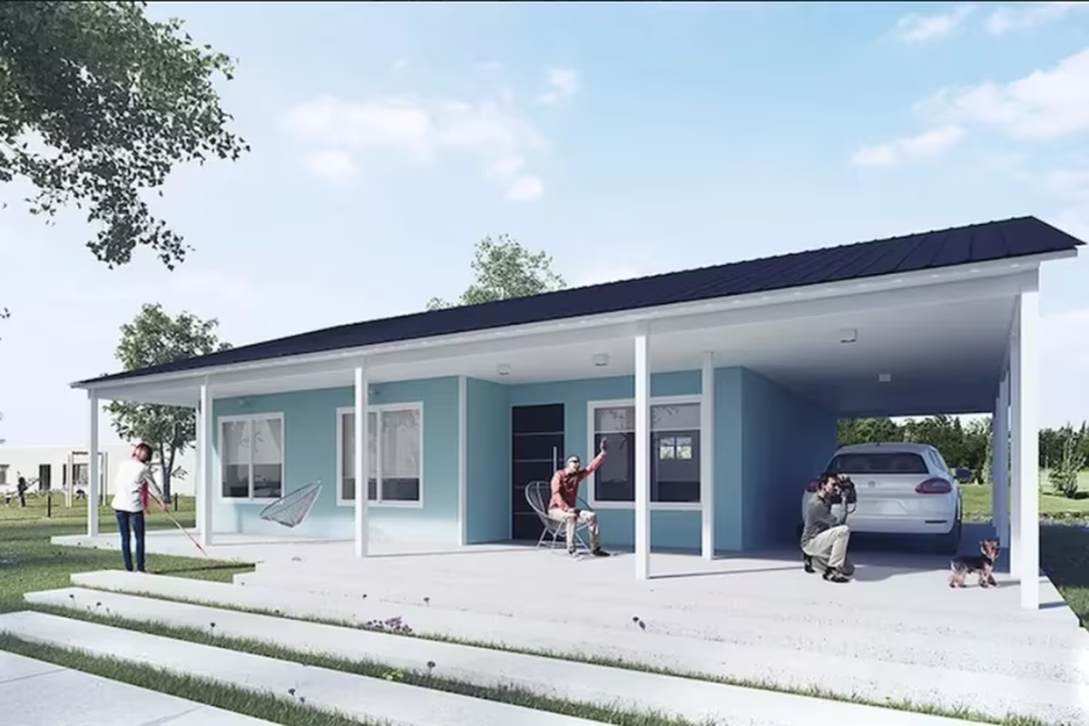 Otro modelo de casa para los ganadores de Gran Hermano es de la línea Americana.