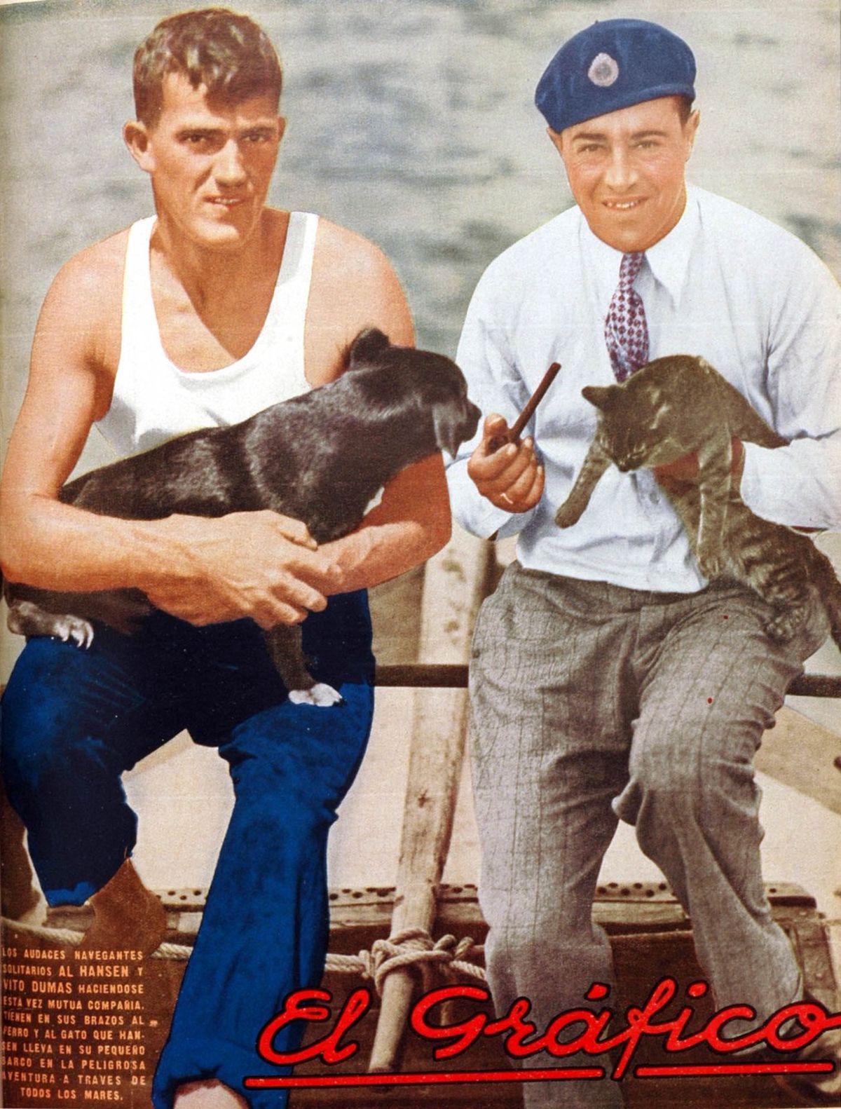 En la edición 765 de El Gráfico, del 10 de marzo de 1934, Vito compartió la tapa con su amigo, el noruego Al Hansen (quien viajaba con su velero Mary Jane con un perro y un gato) y, tras convertirse en el primero que cruzó el Cabo de Hornos de este a oeste, desapareció poco después en el Pacífico Sur, a la altura del archipiélago de Chiloé, Chile.