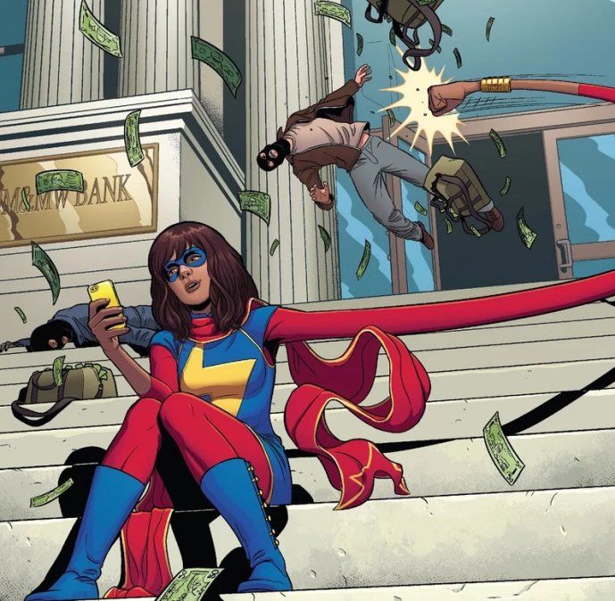 Ms Marvel y The Champions.