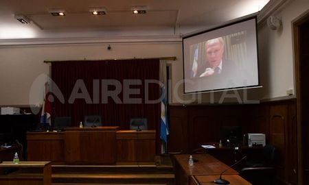 La Oficina de Gestión Judicial de Segunda instancia habilitó una sala para que la prensa pueda ver la audiencia. La Oficina de Gestión Judicial de Segunda instancia habilitó una sala para que la prensa pueda ver la audiencia.