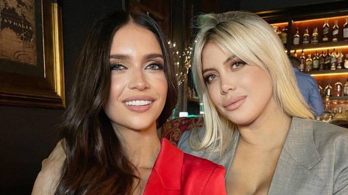 Wanda Nara estuvo acompañada de su hermana Zaira en su fiesta de cumpleaños.
