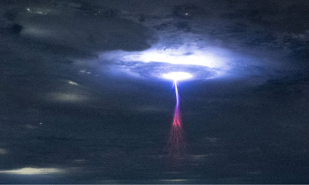 El impactante video de un Blue Jet en Tucumán. El impactante video de un Blue Jet en Tucumán.