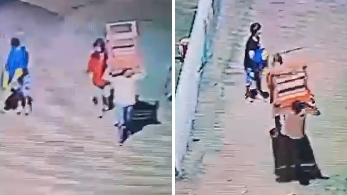 Las cámaras de seguridad captaron a los implicados.